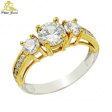 Gümüş Zirkon Taşlı Yüzük